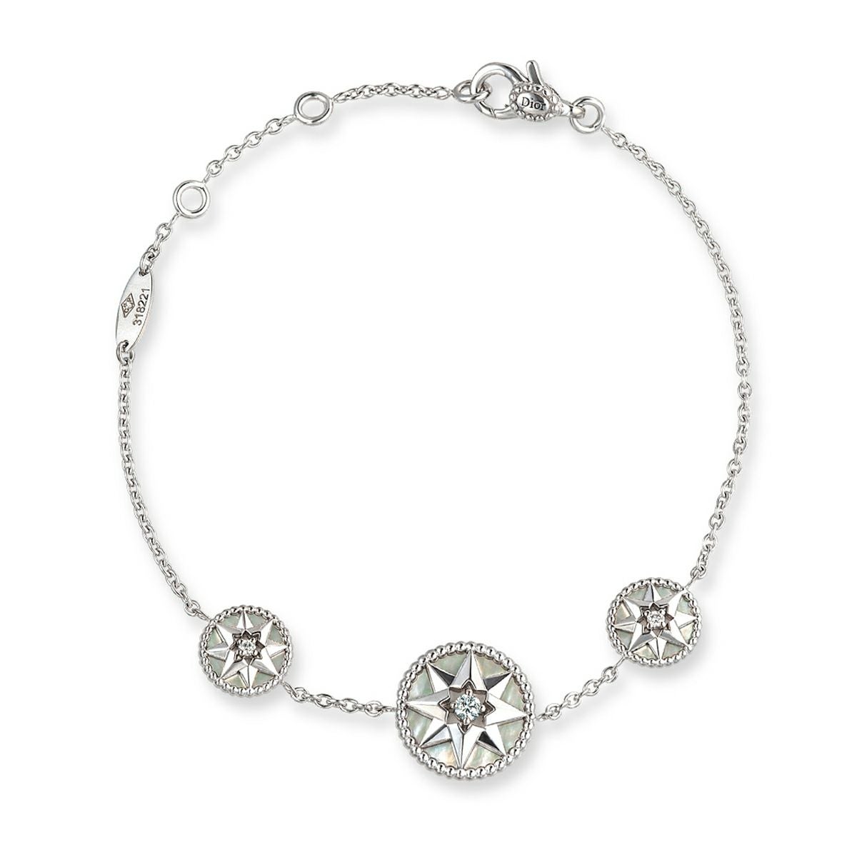 クリスチャン・ディオール　ローズデヴァン　マザーオブパール　ブレスレット ディオール ローズ デ ヴァン マザーオブパール ブレスレット