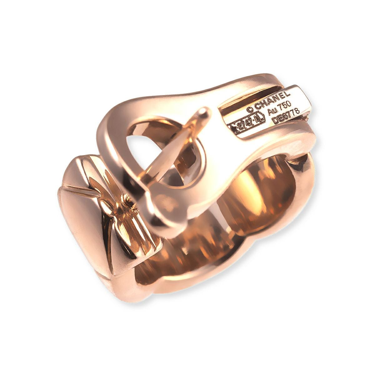 CHANEL シャネル ダイヤモンド　ピアス ココクラッシュ ピンクゴールド CHANEL（シャネル） K18PG ピンクゴールド ココクラッシュ ダイヤ