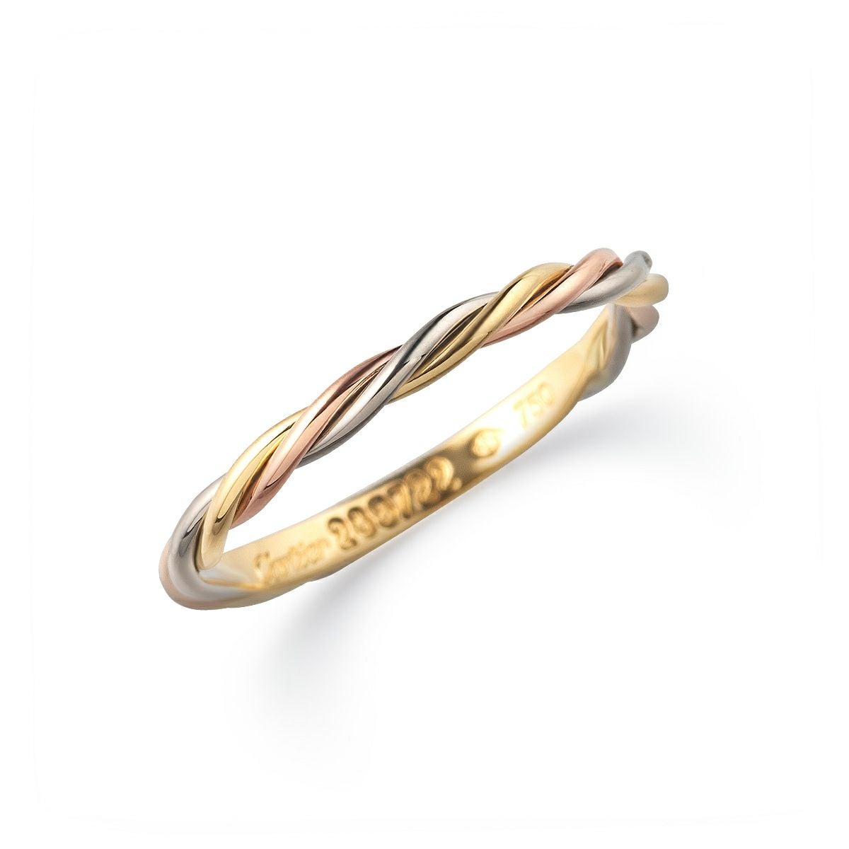 80s Cartier ツイストコンビリング カルティエ ツイスト リング | アラジン ONLINE SHOP