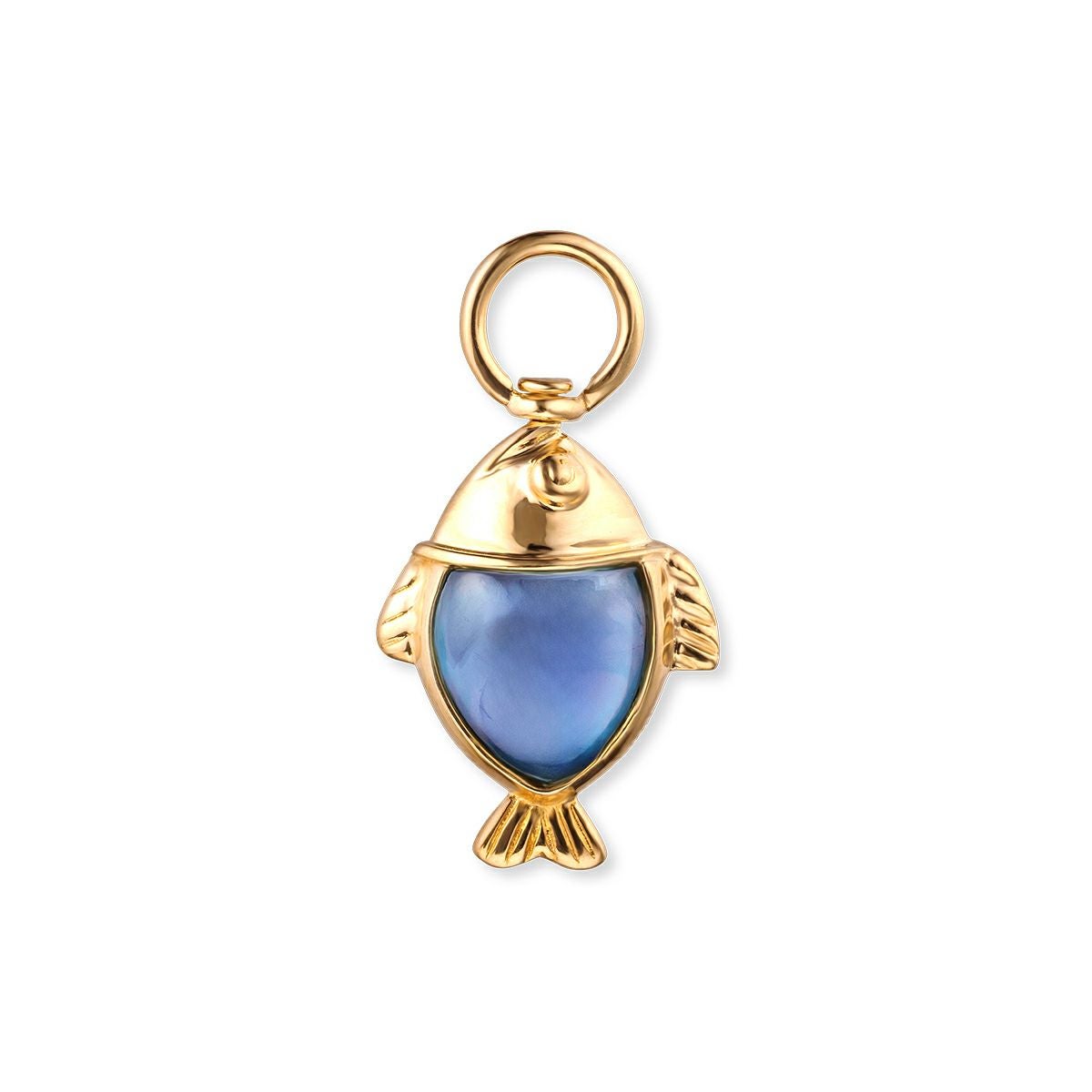 K18 リバーシブル フィッシュ ペンダント トップ | アラジン ONLINE SHOP