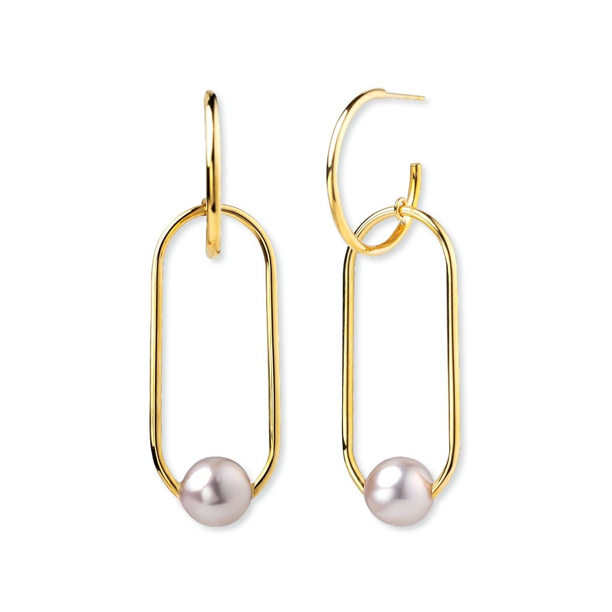 K18 無調色 アコヤパール ピアス | アラジン ONLINE SHOP