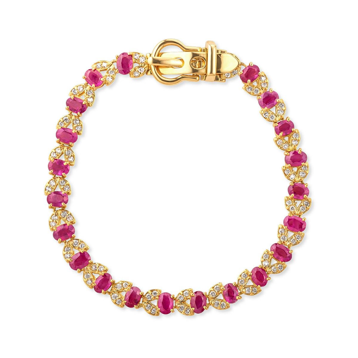 天然ルビー ブレスレット K18 K18 ルビー ブレスレット | アラジン ONLINE SHOP