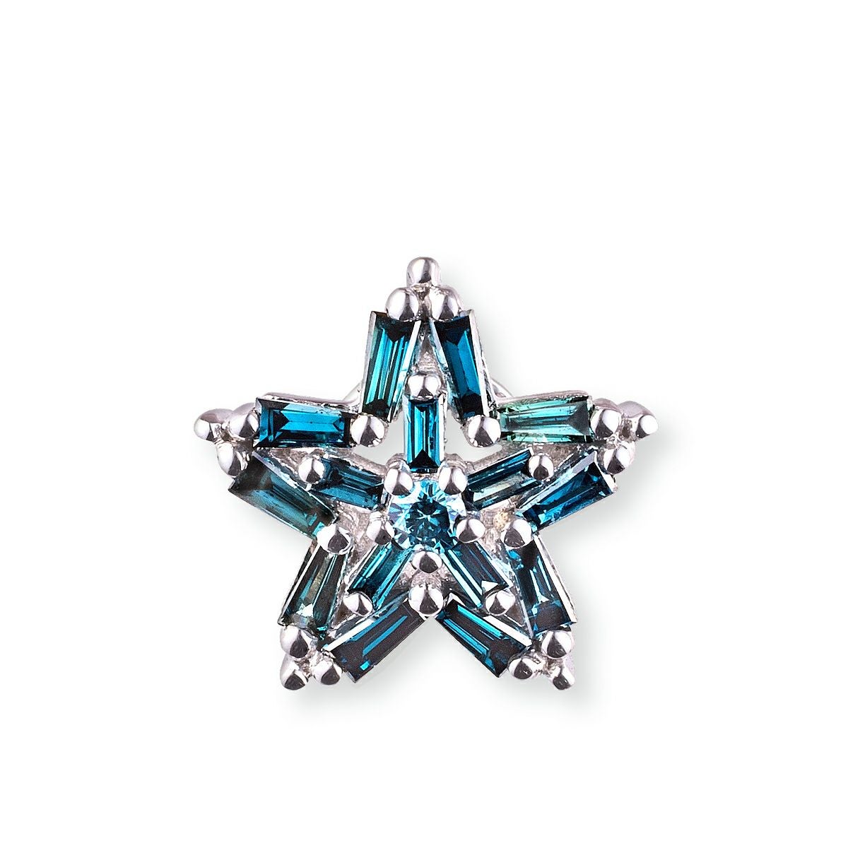 K18WG ブルーダイヤモンド ペンダント トップ K18WG ブルーダイヤモンド ペンダントトップ | アラジン ONLINE SHOP