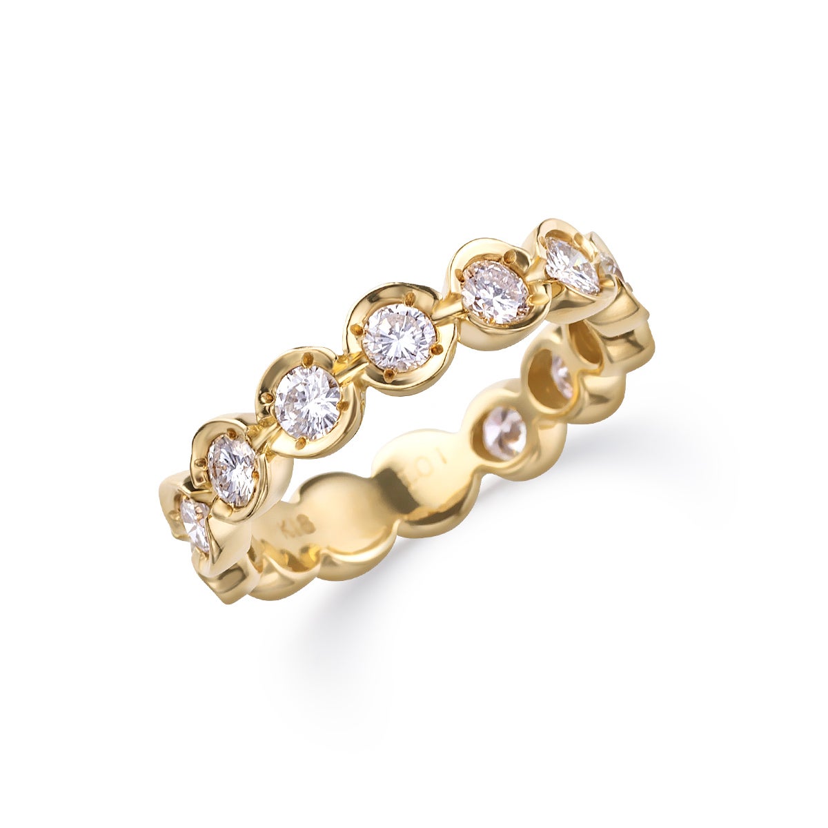 4℃ダイヤモンドエタニティリングk18 K18 ダイヤモンド 3/4エタニティ リング | アラジン ONLINE SHOP