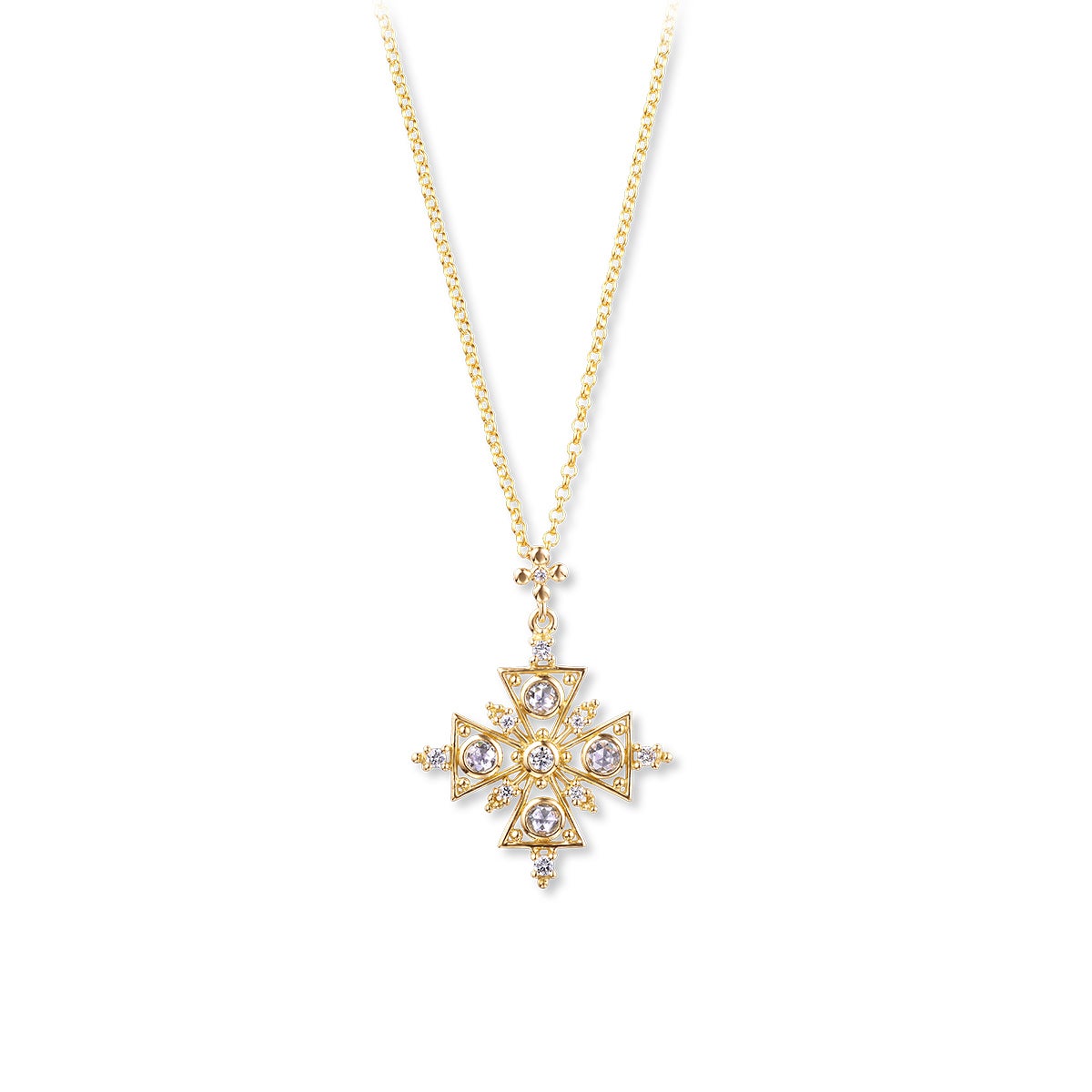 K18 AHKAH ダイヤモンド クロス ネックレス | アラジン ONLINE SHOP K18 AHKAH ダイヤモンド クロス ネックレス | アラジン ONLINE SHOP