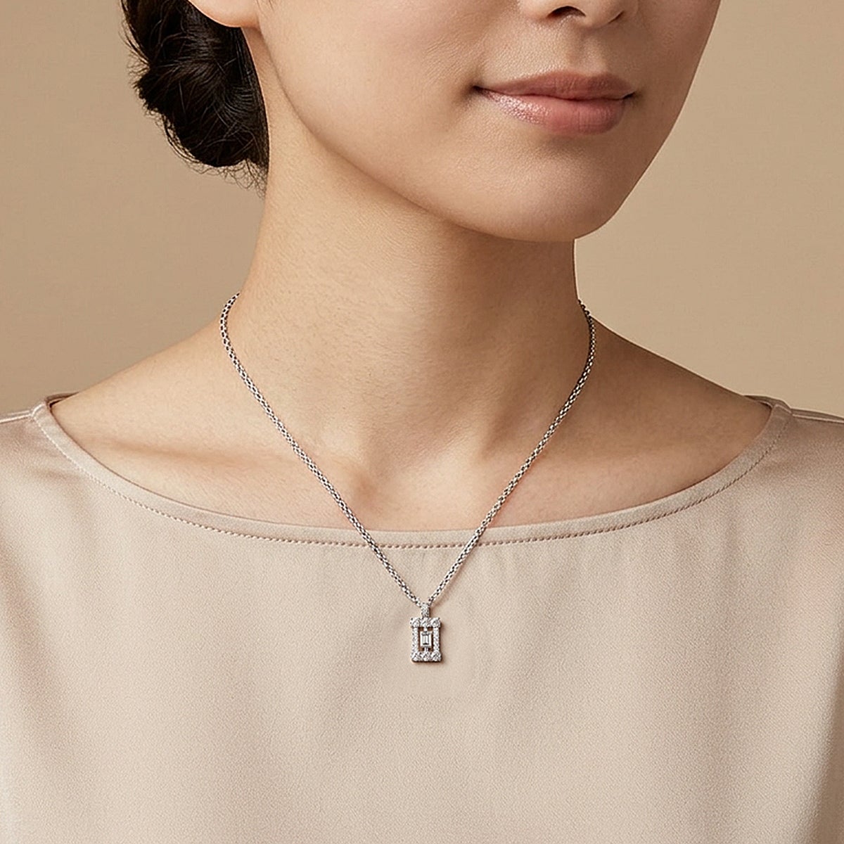 STAR JEWELRY K18WG ダイヤモンド ネックレス K18WG STAR JEWELRY ダイヤモンド ネックレス | アラジン ONLINE SHOP