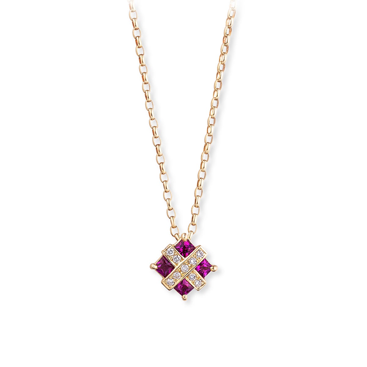 K18 VALENTINO ルビー ネックレス | アラジン ONLINE SHOP