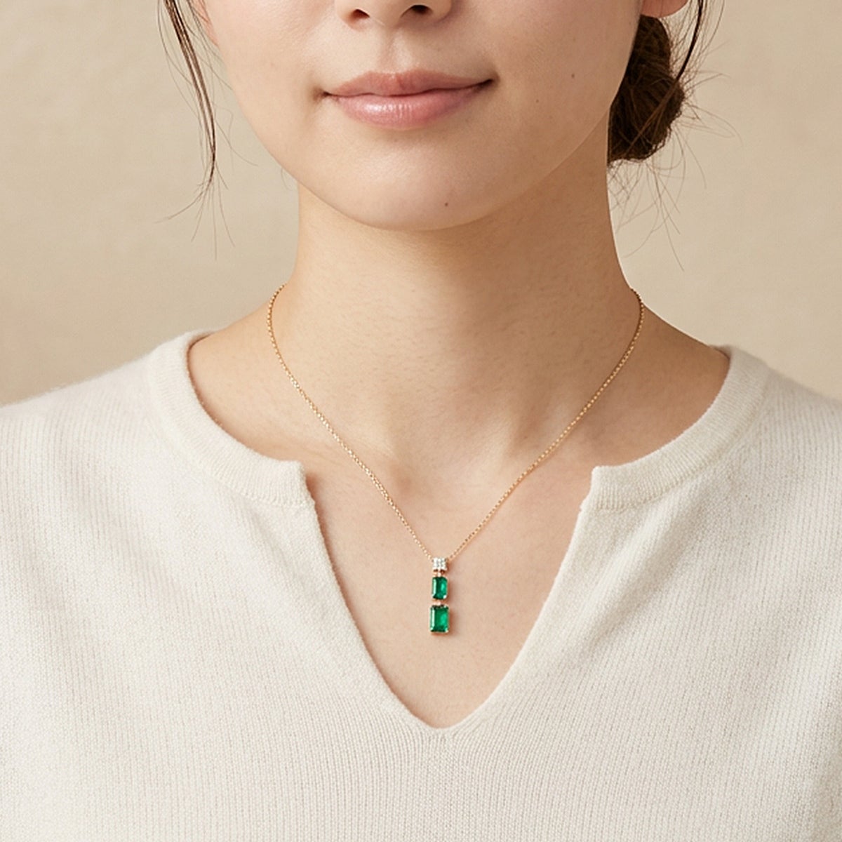 K18 エメラルド ネックレス | アラジン ONLINE SHOP