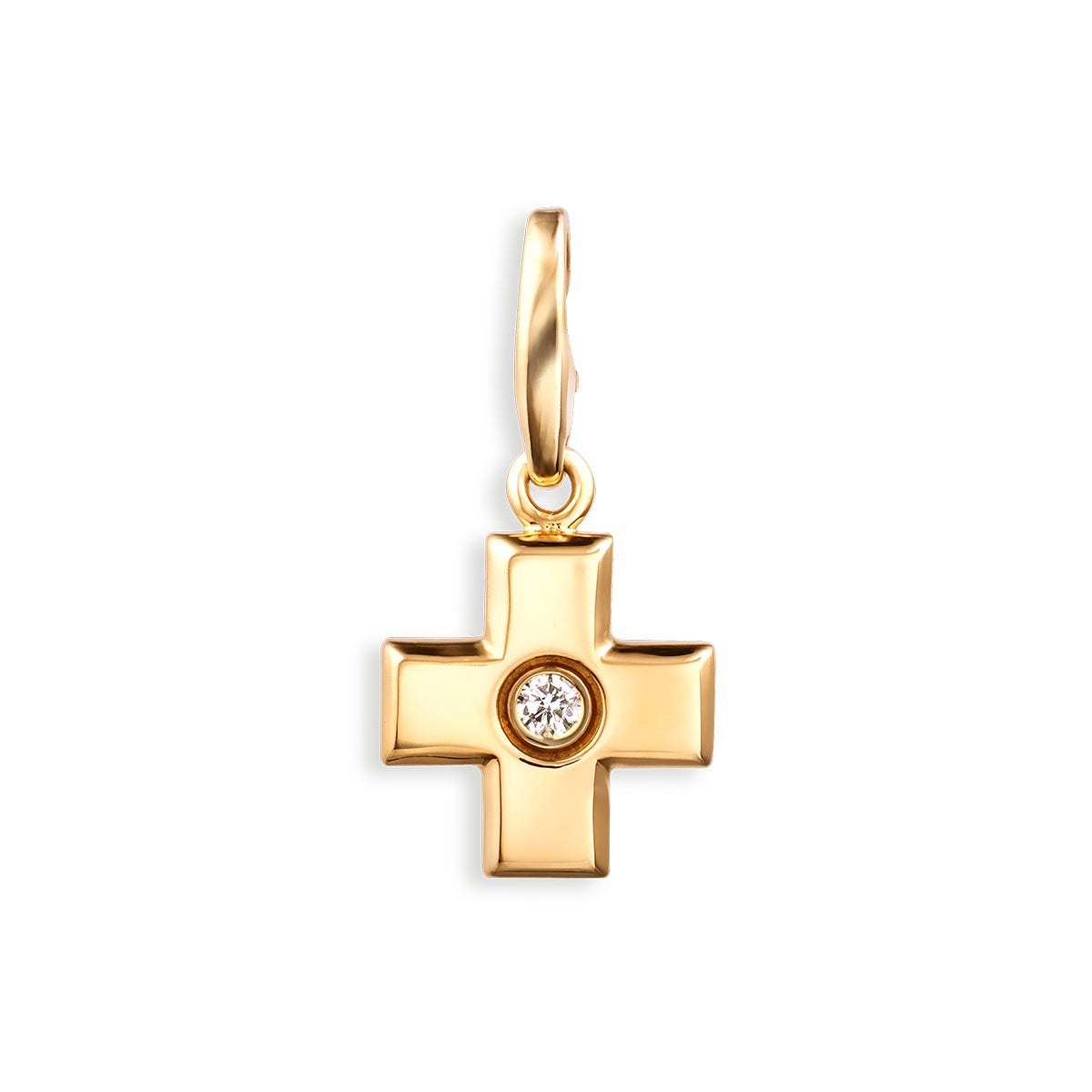Cartier プラチナ 十字架型チャーム ダイヤ付き カルティエ クロス ダイヤモンド チャーム | アラジン ONLINE SHOP